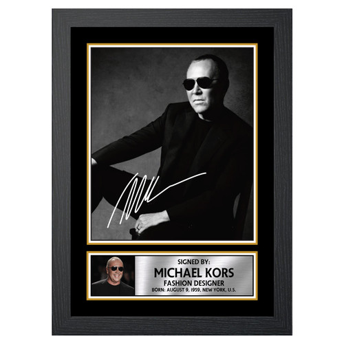 Michael Kors Fashion Designer Printed Autograph Poster Print Photo Signature Gift