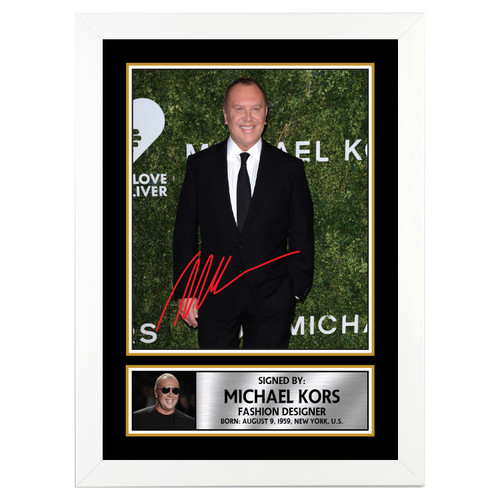 Michael Kors 2 Fashion Designer Printed Autograph Poster Print Photo Signature Gift
