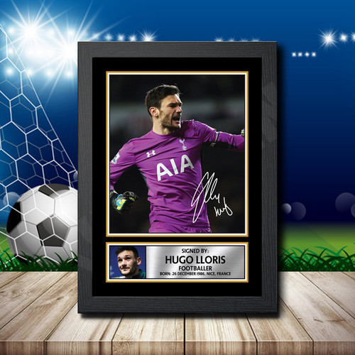 Hugo LLORIS Footballer printed autograph poster print