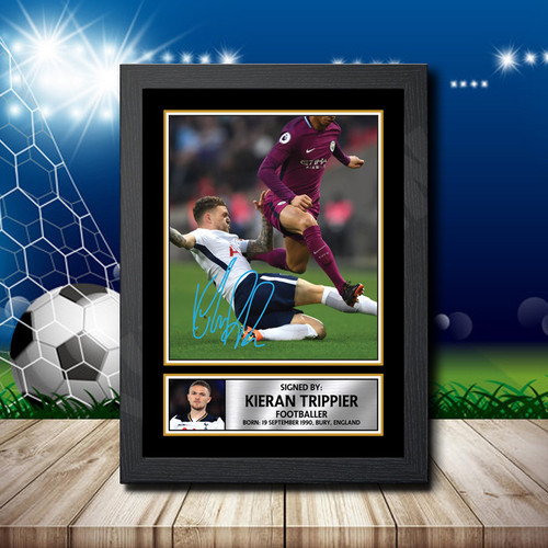 Kieran TRIPPIER Footballer printed autograph poster print