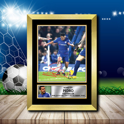 PEDRO 2 Footballer printed autograph poster print - view 2