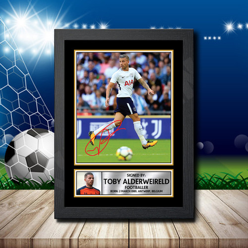 Toby Alderweireld 3 Footballer printed autograph poster print