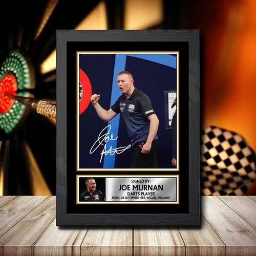 Joe Murnan printed autograph poster print