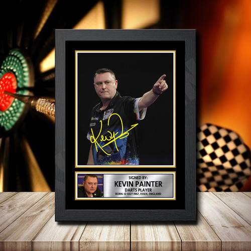 Kevin Painter printed autograph poster print