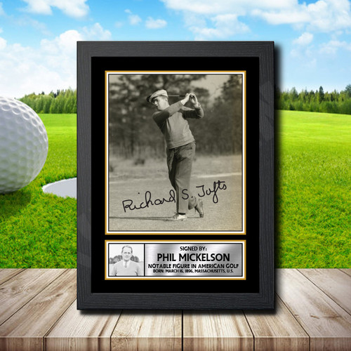 Richard Tufts Golf printed autograph poster print