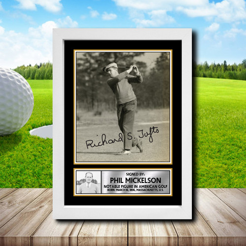 Richard Tufts 2 Golf printed autograph poster print