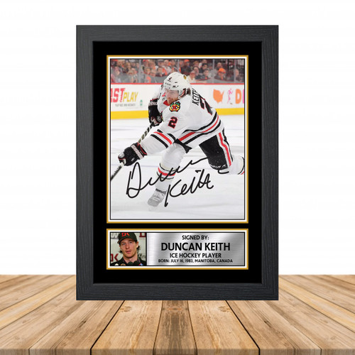 Duncan Keith 2 Ice Hockey printed autograph poster print