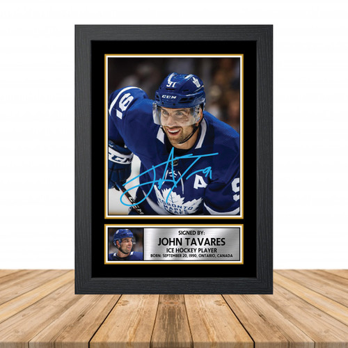 John Tavares Ice Hockey printed autograph poster print