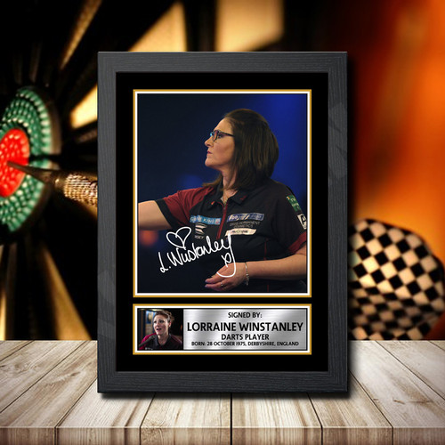 Lorraine Winstanley printed autograph poster print