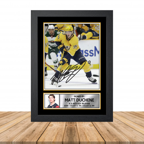 Matt Duchene Ice Hockey printed autograph poster print