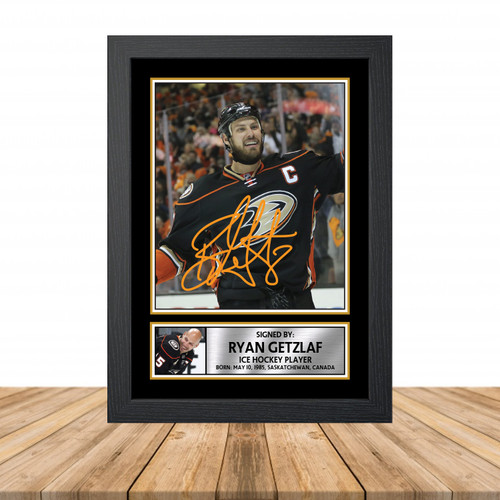 Ryan Getzlaf Ice Hockey printed autograph poster print