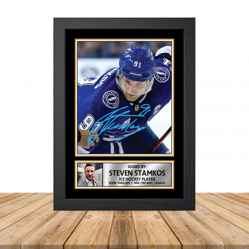 Steven Stamkos Ice Hockey Printed Autograph Poster Print Photo Signature Gift
