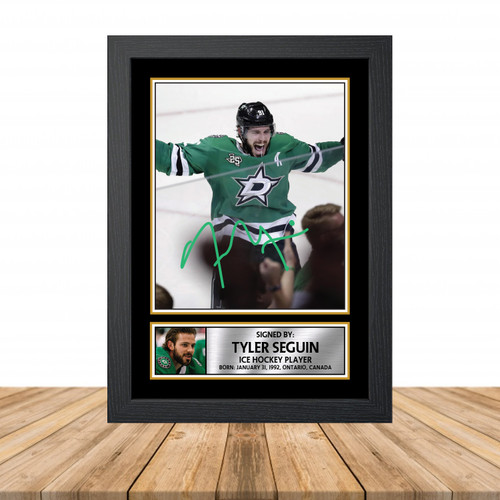Tyler Seguin Ice Hockey Printed Autograph Poster Print Photo Signature Gift