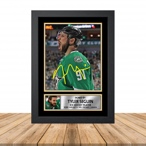 Tyler Seguin 2 Ice Hockey Printed Autograph Poster Print Photo Signature Gift