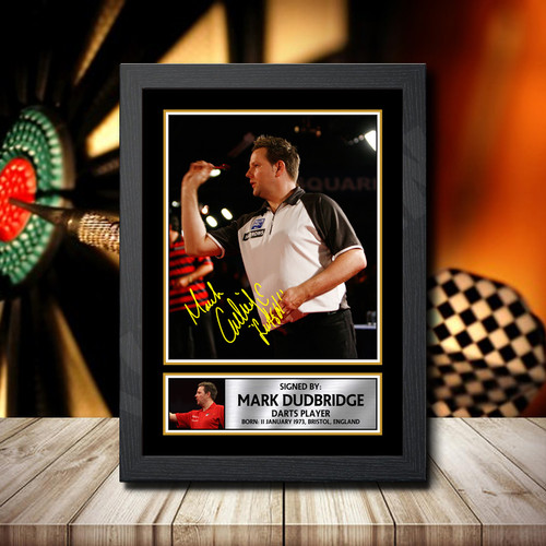 Mark Dudbridge printed autograph poster print