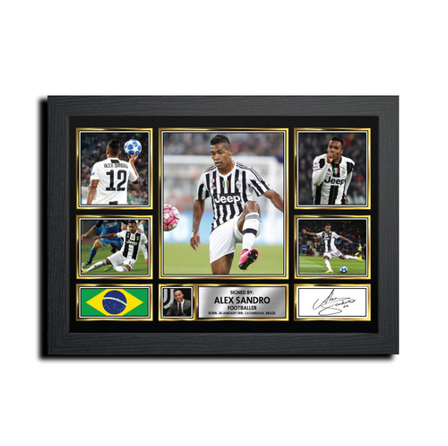 Alex Sandro Football Gift Printed Autograph Star Poster Print Merch Gift