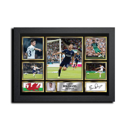 BEN DAVIES Football Gift printed autograph poster print