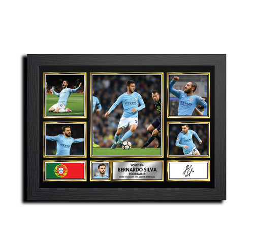 Bernardo Silva Football Gift Printed Autograph Star Poster Print Merch Gift