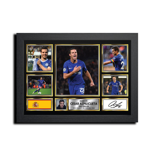 César Azpilicueta Football Gift printed autograph poster print