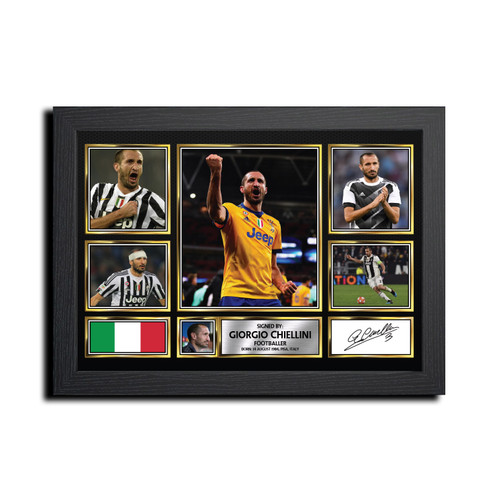 Giorgio Chiellini Football Gift printed autograph poster print
