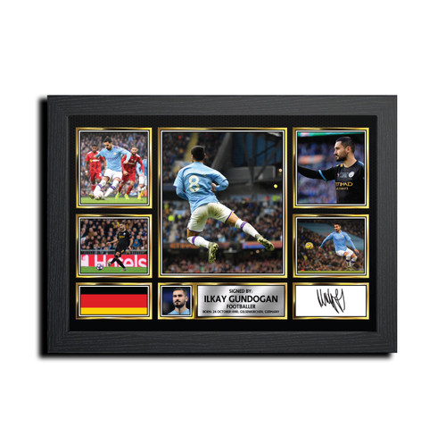Ilkay Gündogan Football Gift printed autograph poster print