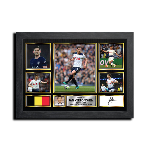 JAN VERTONGHEN Football Gift printed autograph poster print