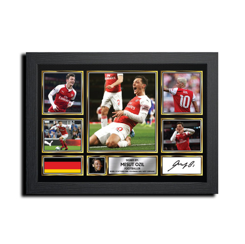Mesut Ozil Football Gift printed autograph poster print
