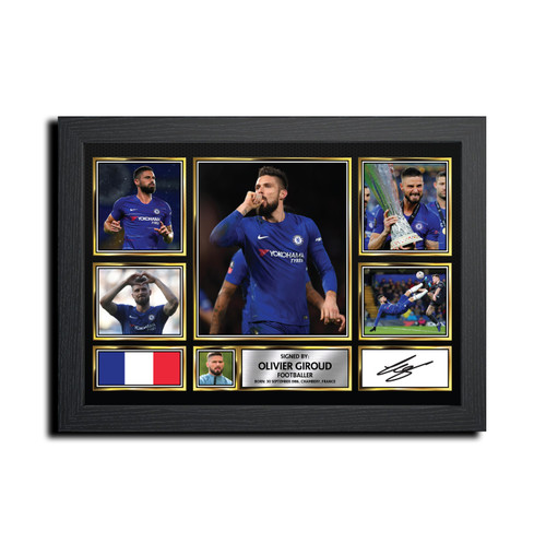 Olivier Giroud Football Gift printed autograph poster print