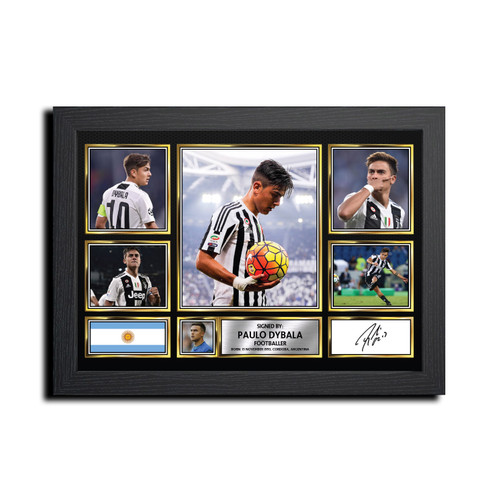 Paulo Dybala Football Gift printed autograph poster print