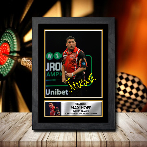 Mensur Suljovic printed autograph poster print