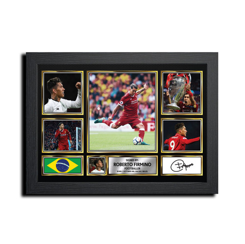 ROBERTO FIRMINO Football Gift printed autograph poster print