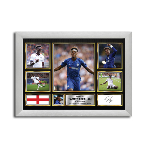 Tammy Abraham Football Gift printed autograph poster print - view 2