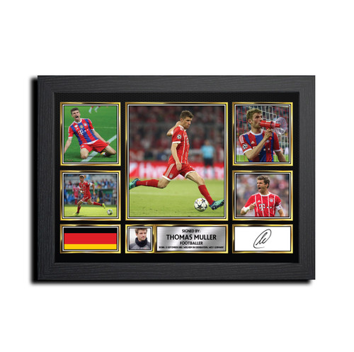 Thomas Müller Football Gift printed autograph poster print