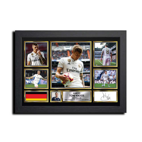 Toni Kroos Football Gift printed autograph poster print