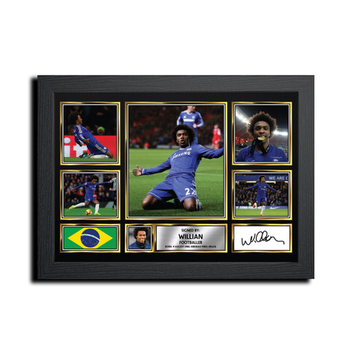 WILLIAN Football Gift printed autograph poster print