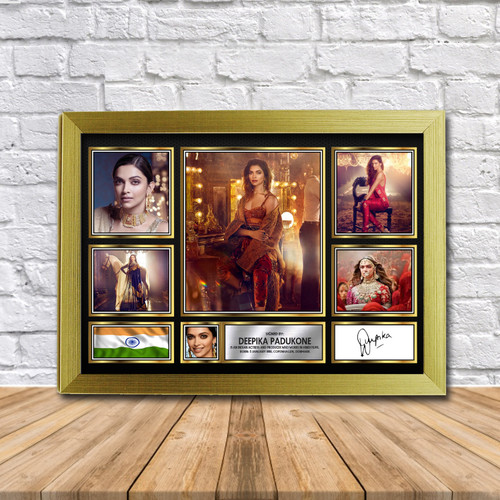 Deepika Padukone Movie Gift Framed printed autograph poster print