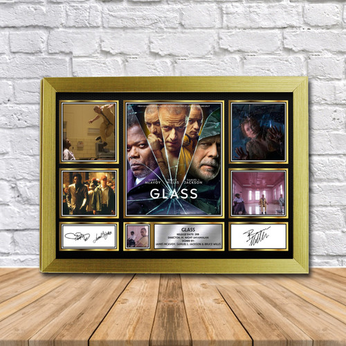 Glass Movie Gift Framed printed autograph poster print