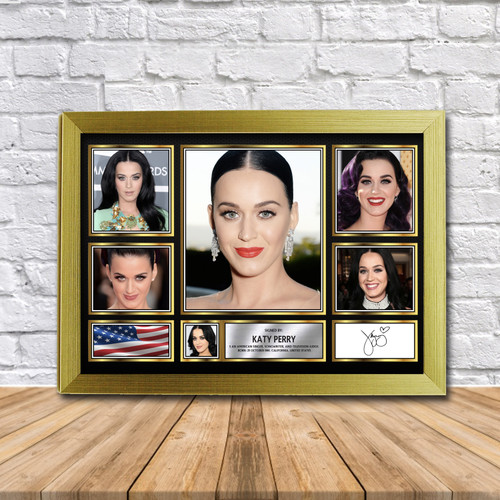Katy Perry Music Gift Framed printed autograph poster print