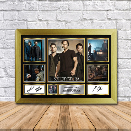 Supernatural Gift Framed printed autograph poster print
