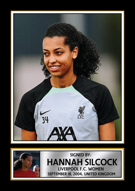 Hannah Silcock printed autograph poster print