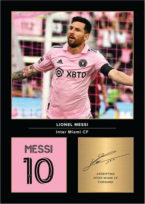 Lionel Messi printed autograph poster print