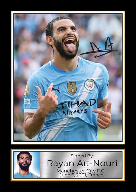 Mohammed Kudus printed autograph poster print