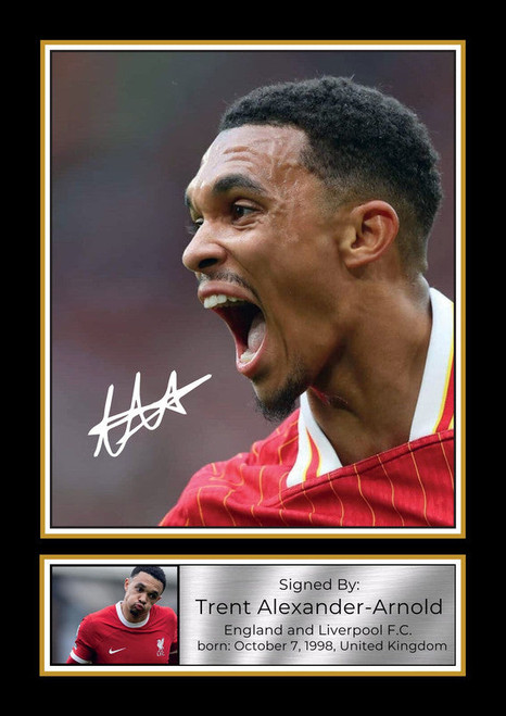 Trent Alexander-Arnold printed autograph poster print