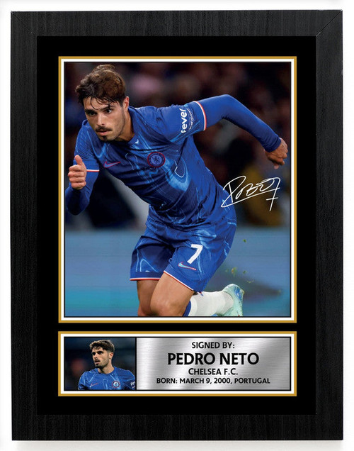 Pedro Neto printed autograph poster print