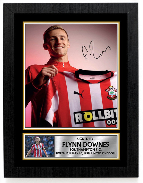 Flynn Downes Southampton F.C. Poster Print printed autograph poster print