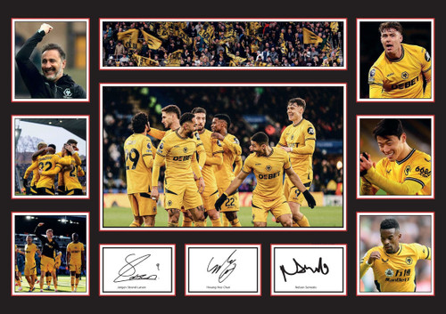 Wolves FC Poster Print printed autograph poster print