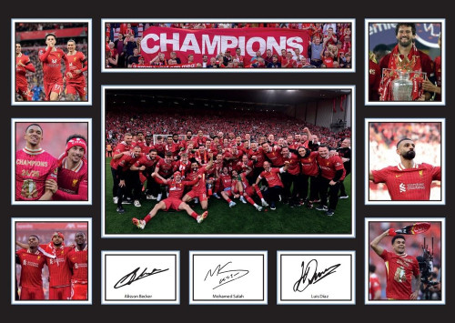 Liverpool Premier League Winners 2025 Photo Frame