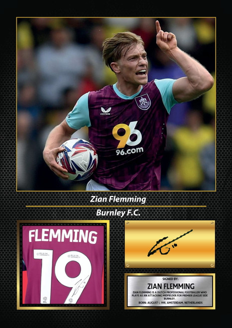 Zian Flemming printed autograph poster print