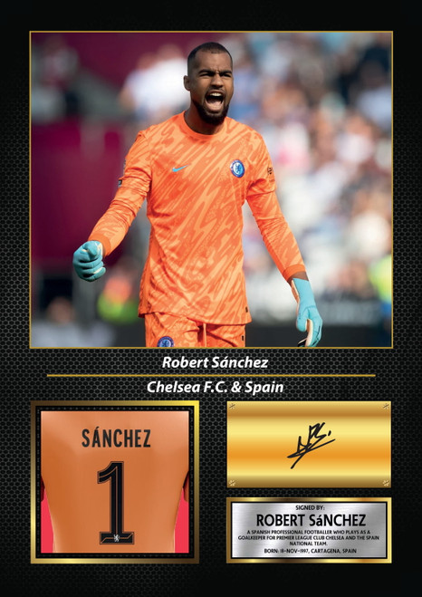 Robert Sánchez printed autograph poster print