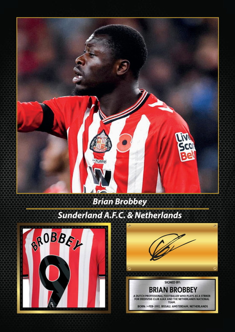 Brian Brobbey printed autograph poster print